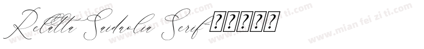 Relatta Saidnolia Serif字体转换